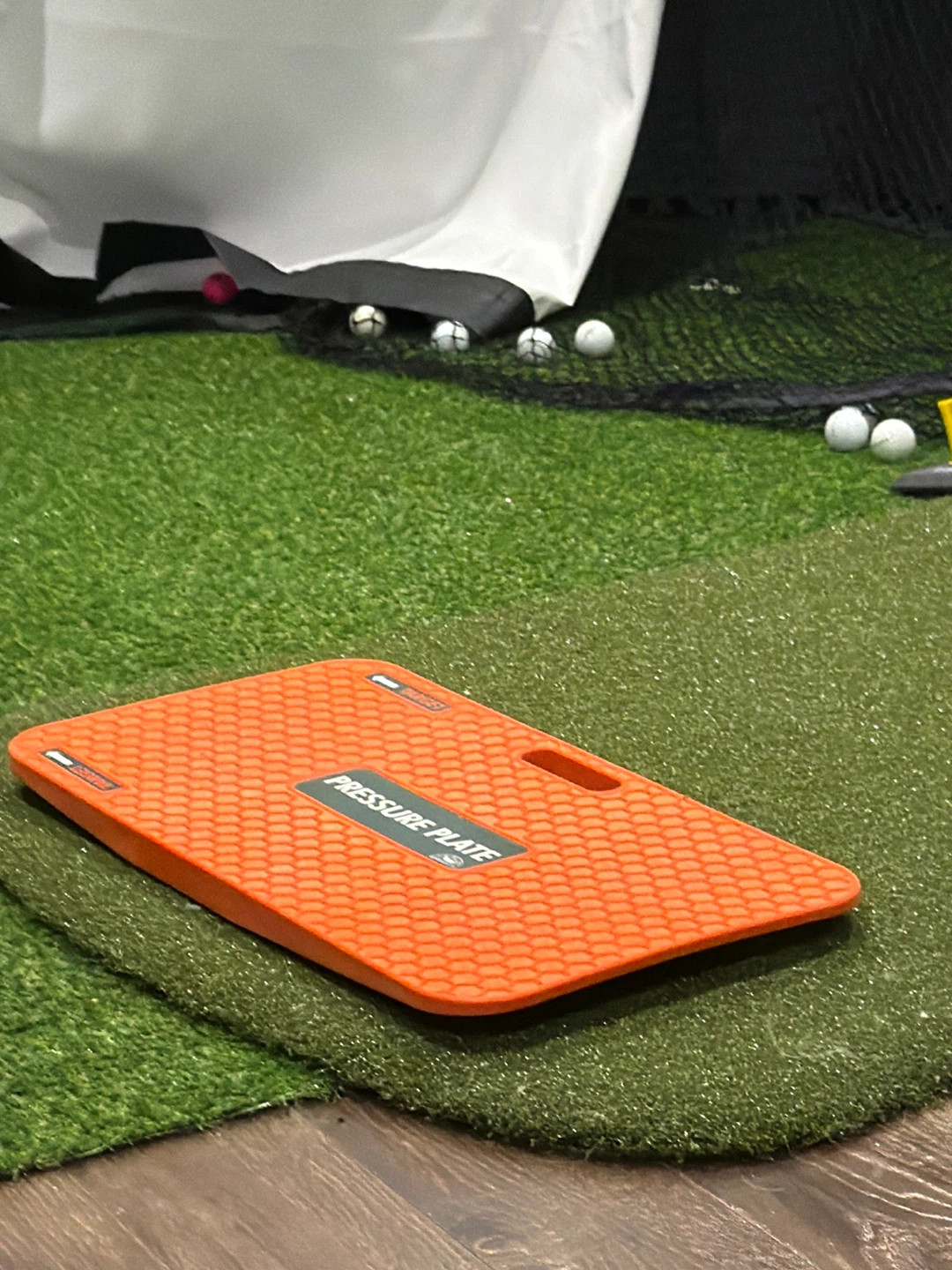 Orange Pressure Plate Golf Training Aid