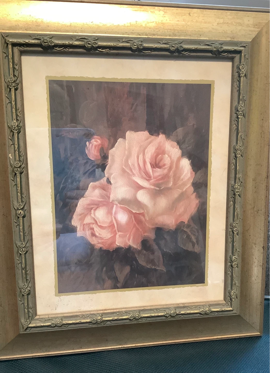 Framed Rose Art Print
