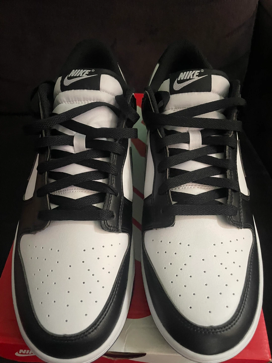 Nike Dunk Low Panda Sneakers - photo 3