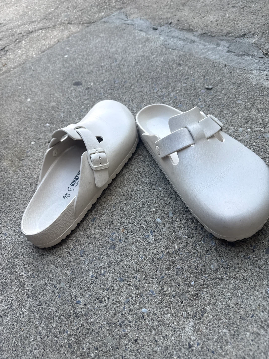 Birkenstock Boston Clogs Size 44 Cream - photo 3