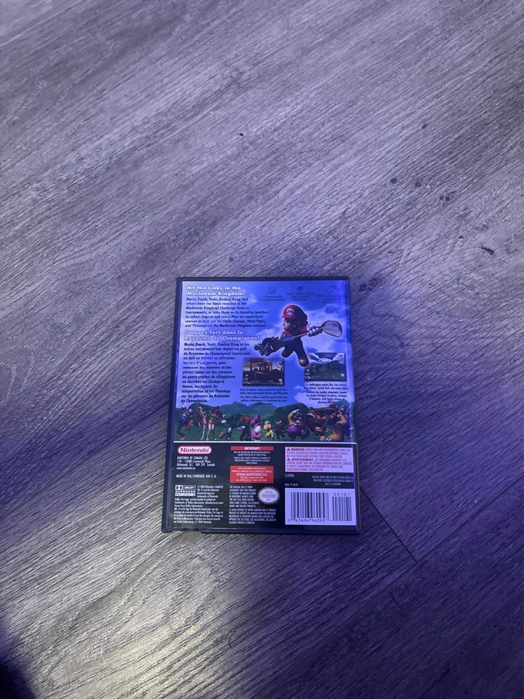 Mario Golf Toadstool Tour GameCube Game - photo 3