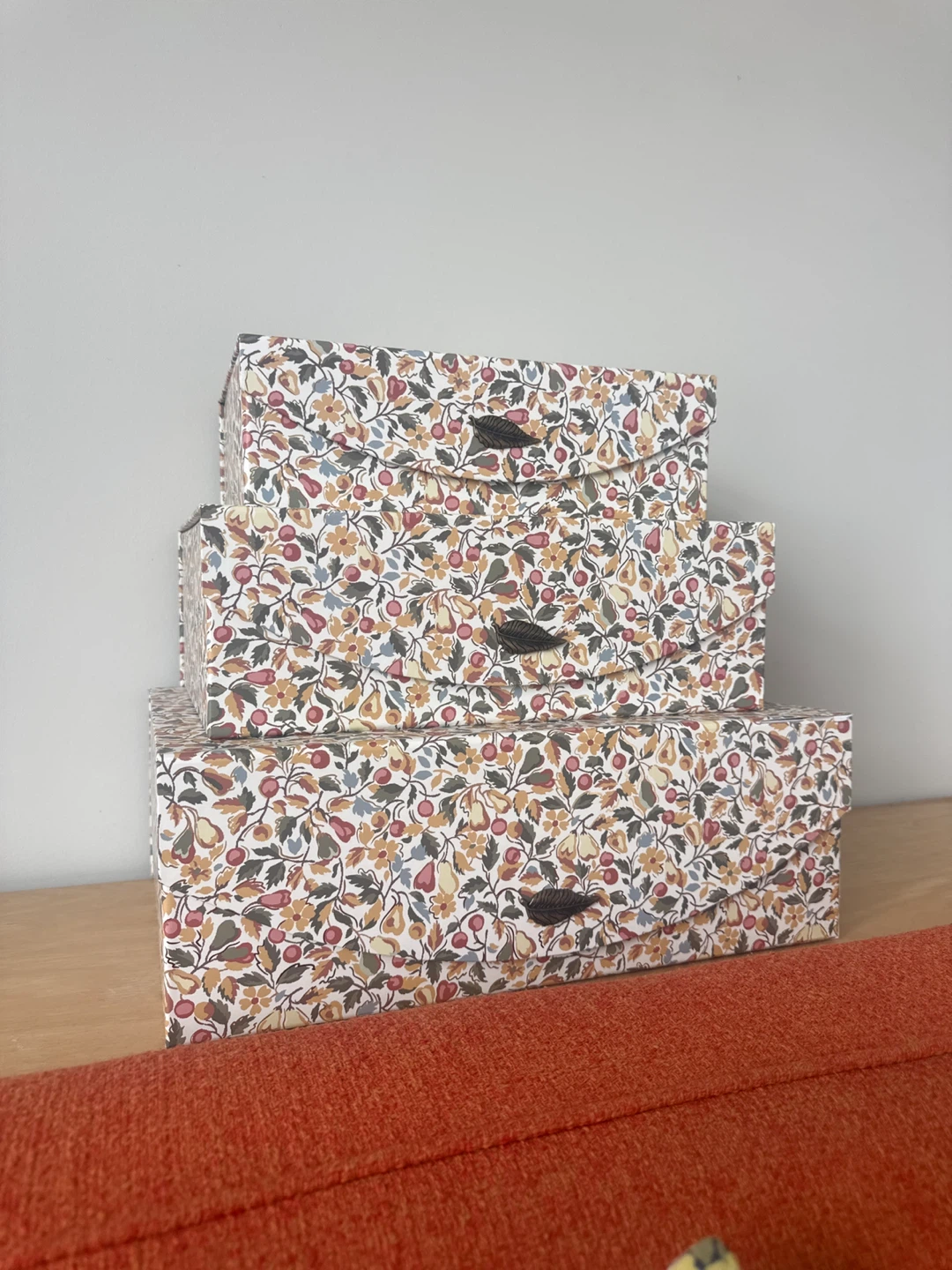 Set of 3 Decorative Storage Boxes