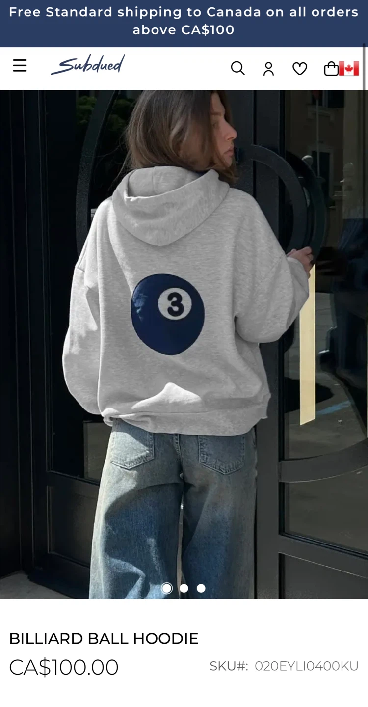 Subdued Billiard Ball Hoodie - photo 4