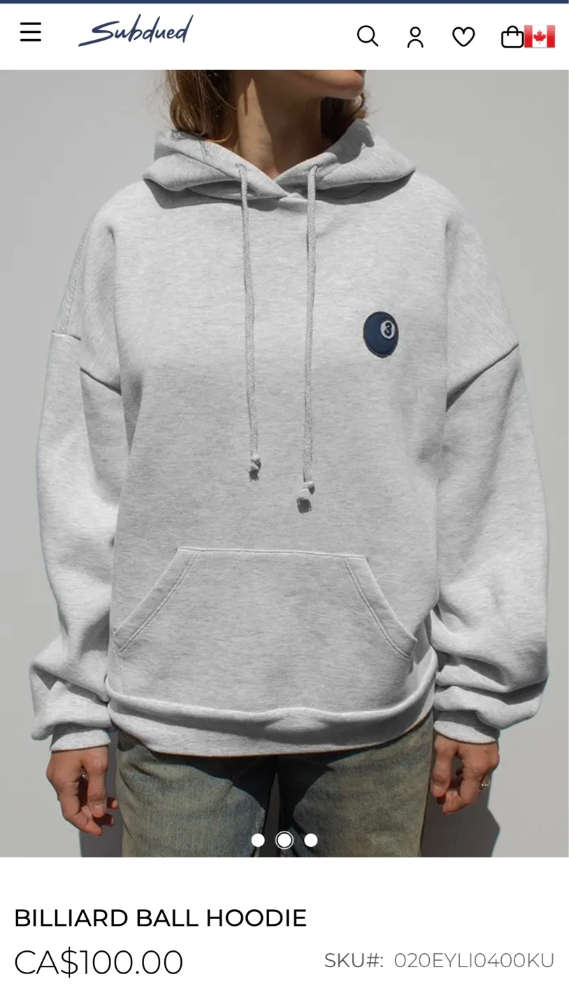 Subdued Billiard Ball Hoodie - photo 5