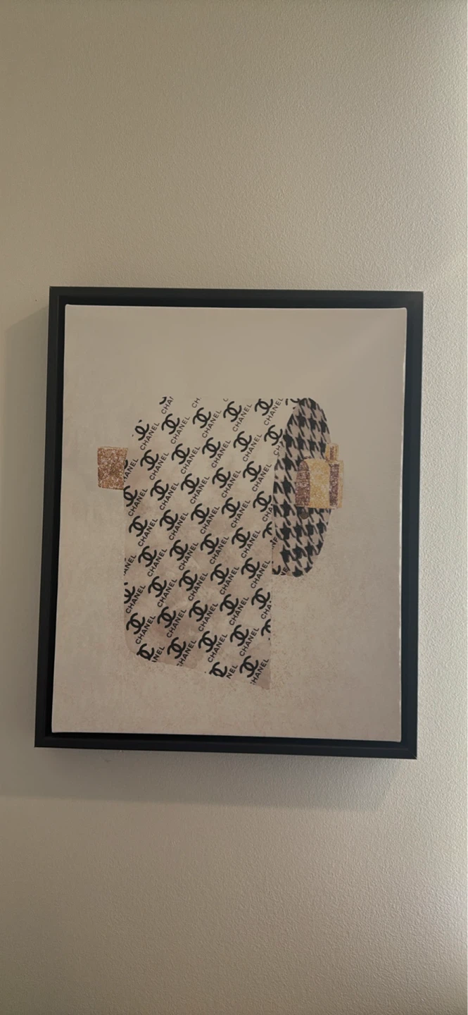 Chanel Toilet Paper Art Canvas Print