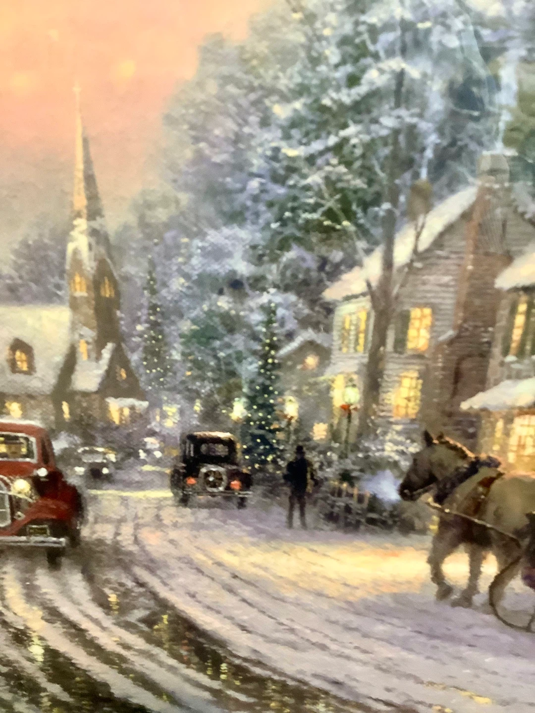Thomas Kinkade "The Season of Giving" Art Print