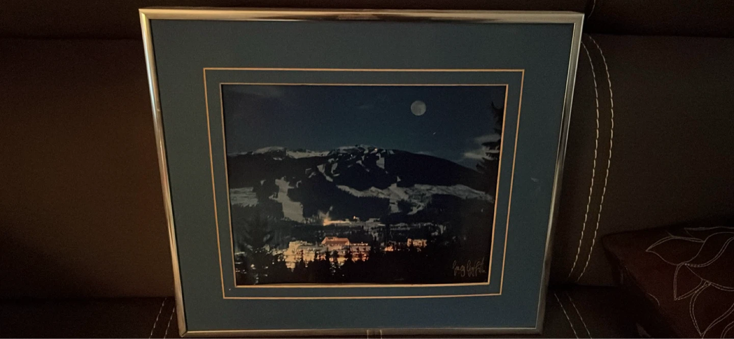 Framed Greg Griffith Mountain Moments Whistler Photograph