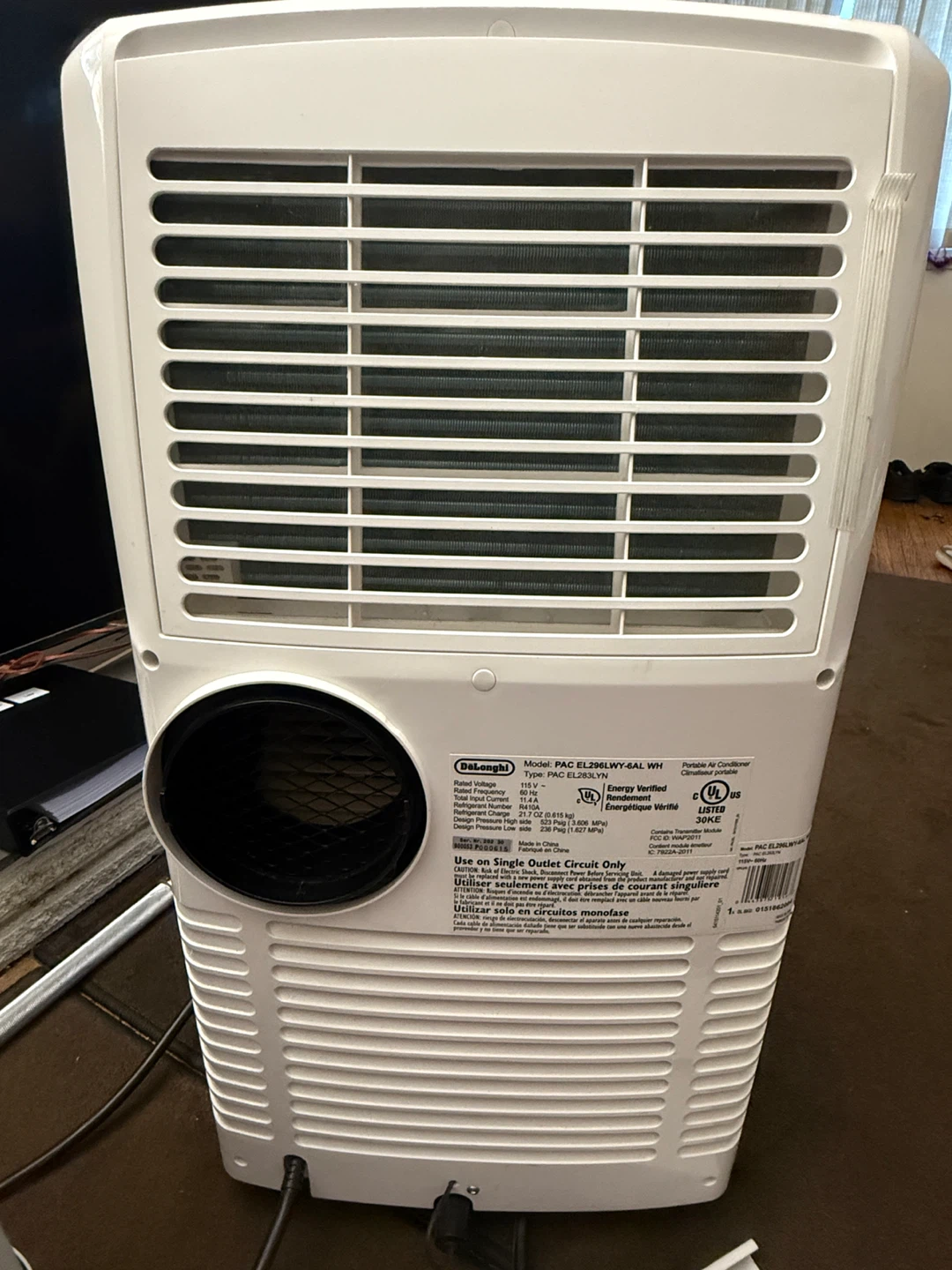 DeLonghi Pinguino Portable Air Conditioner PAC EL296LWY-6AL WH - photo 2