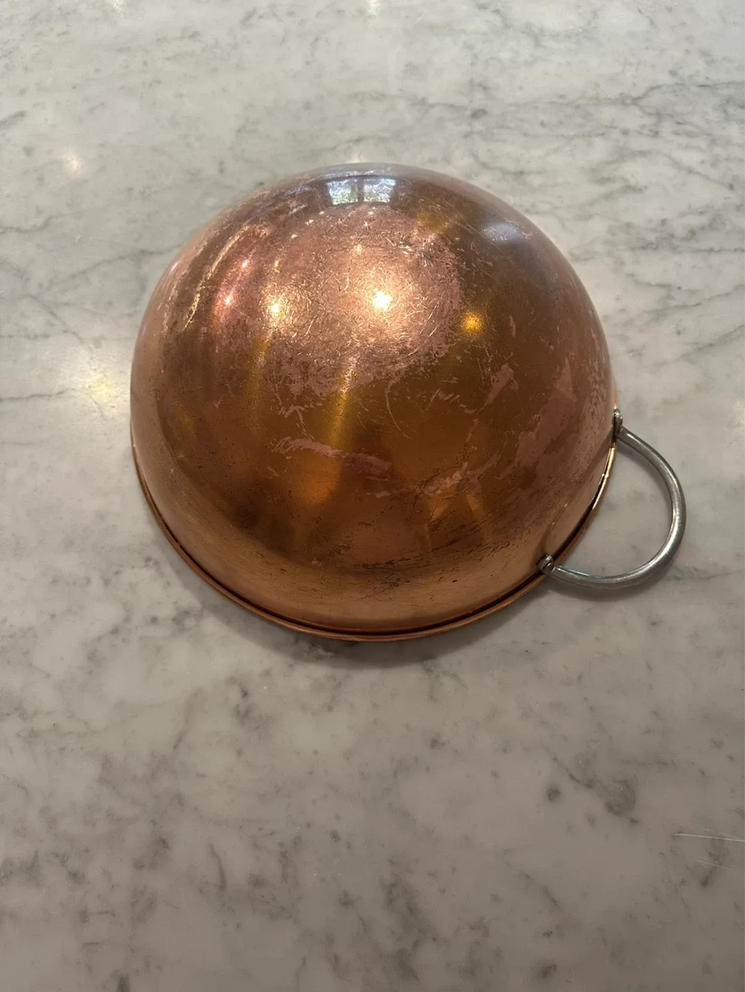 Copper Bowl with Handle - photo 2