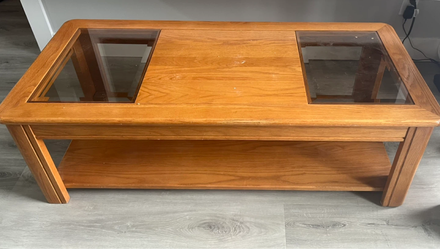 Must Go! Oak Wood Tables Set (OBO) - photo 3