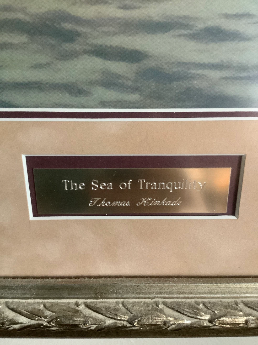 Thomas Kinkade "The Sea of Tranquility" Framed Art Print - photo 2