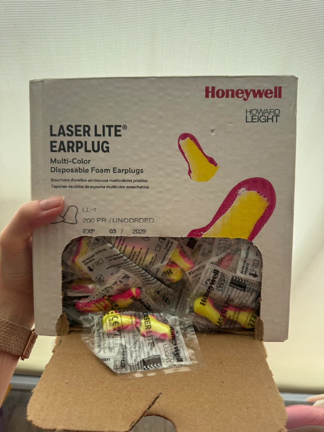 Honeywell Howard Leight Laser Lite Earplugs - 200 Pairs - photo 2