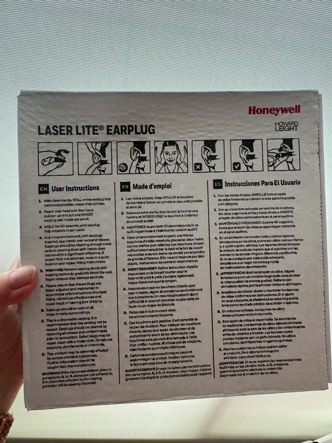 Honeywell Howard Leight Laser Lite Earplugs - 200 Pairs - photo 3