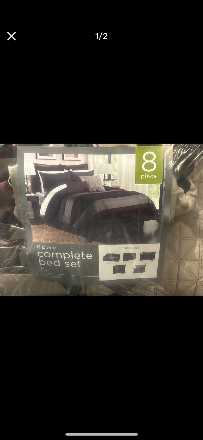Hudson Complete Bed Set - Full