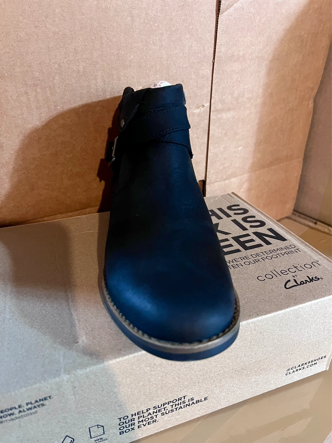 Clarks Black Leather Ankle Boots - photo 5