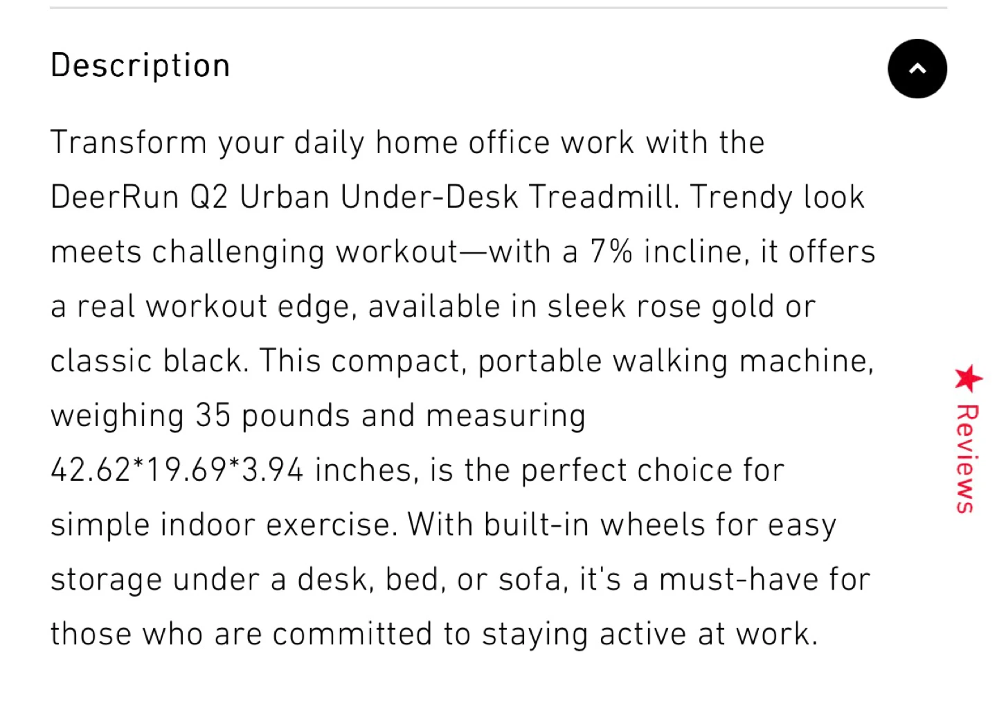 Selling DeerRun walking pad with remote - photo 3
