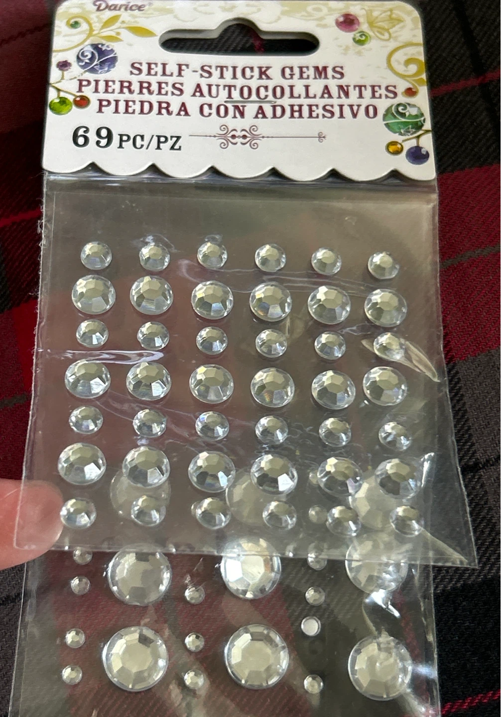 Darice Self-Stick Gems - 69 Pc