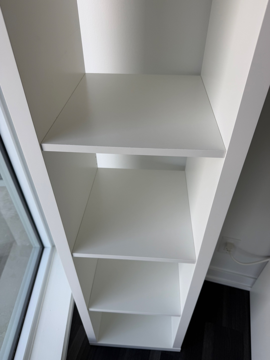 White shelf unit - photo 3