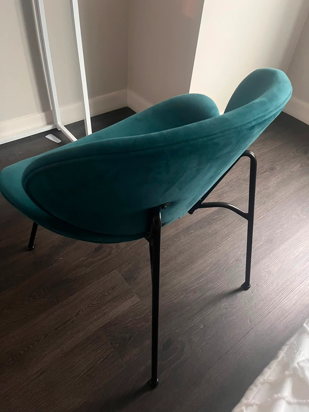 Teal Velvet Accent Chair