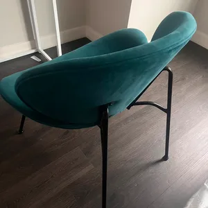 Teal Velvet Accent Chair