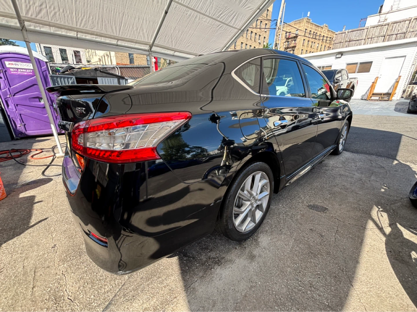 Black Nissan Sentra Sedan 2013 89k miles - photo 4