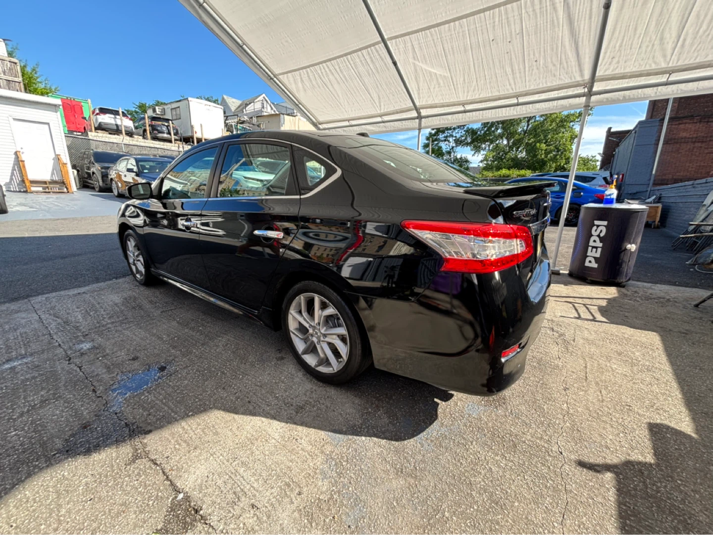 Black Nissan Sentra Sedan 2013 89k miles - photo 3