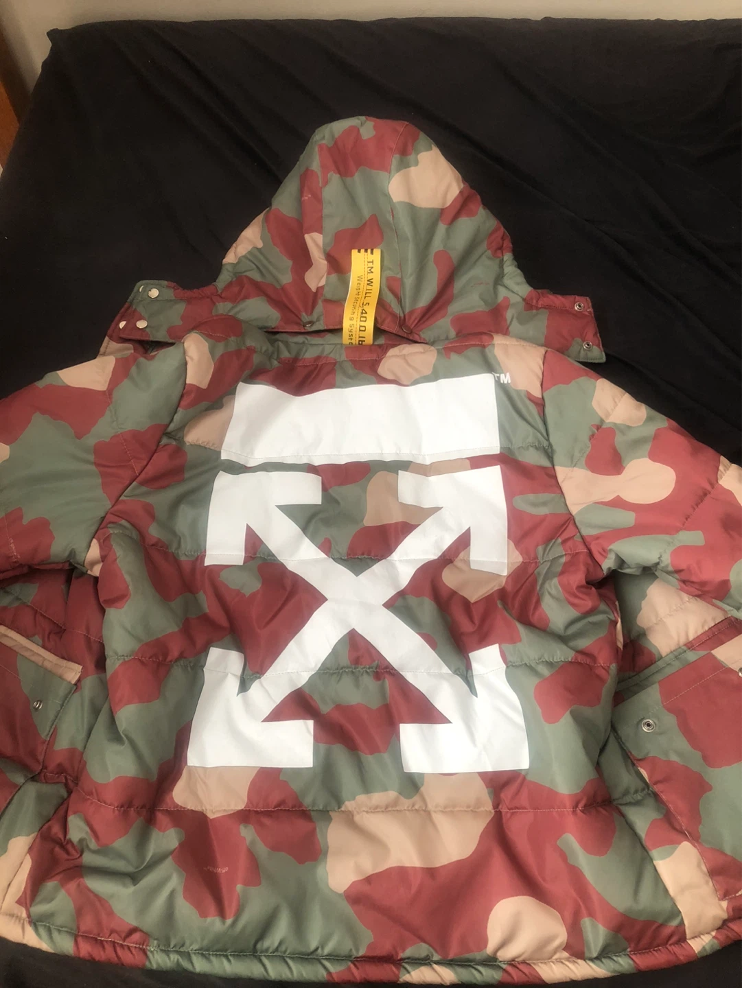 Off-White Camo Puffer Jacket