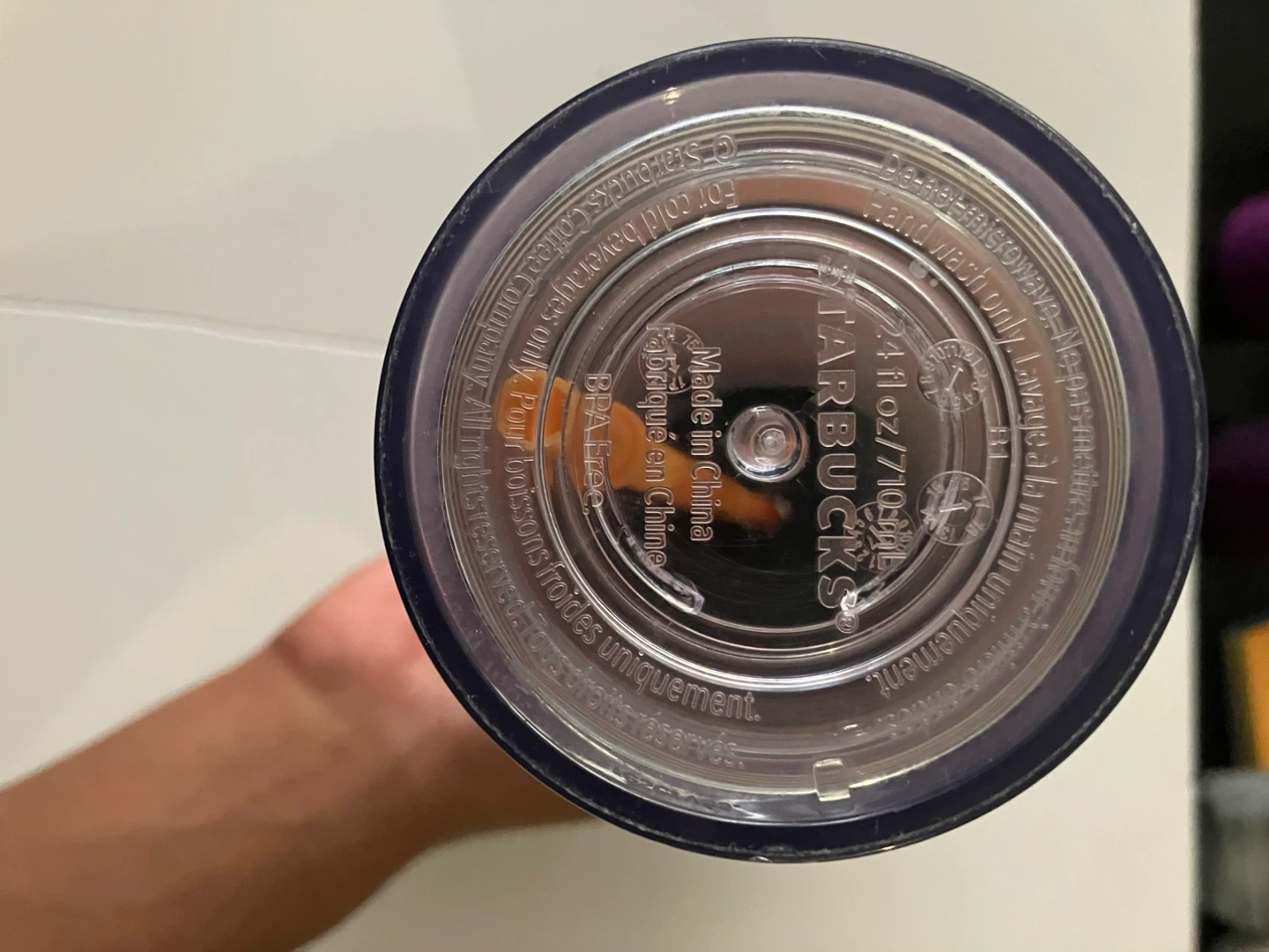 2018 Starbucks Black Orange Stripe Halloween Venti Tumbler 24oz - photo 3