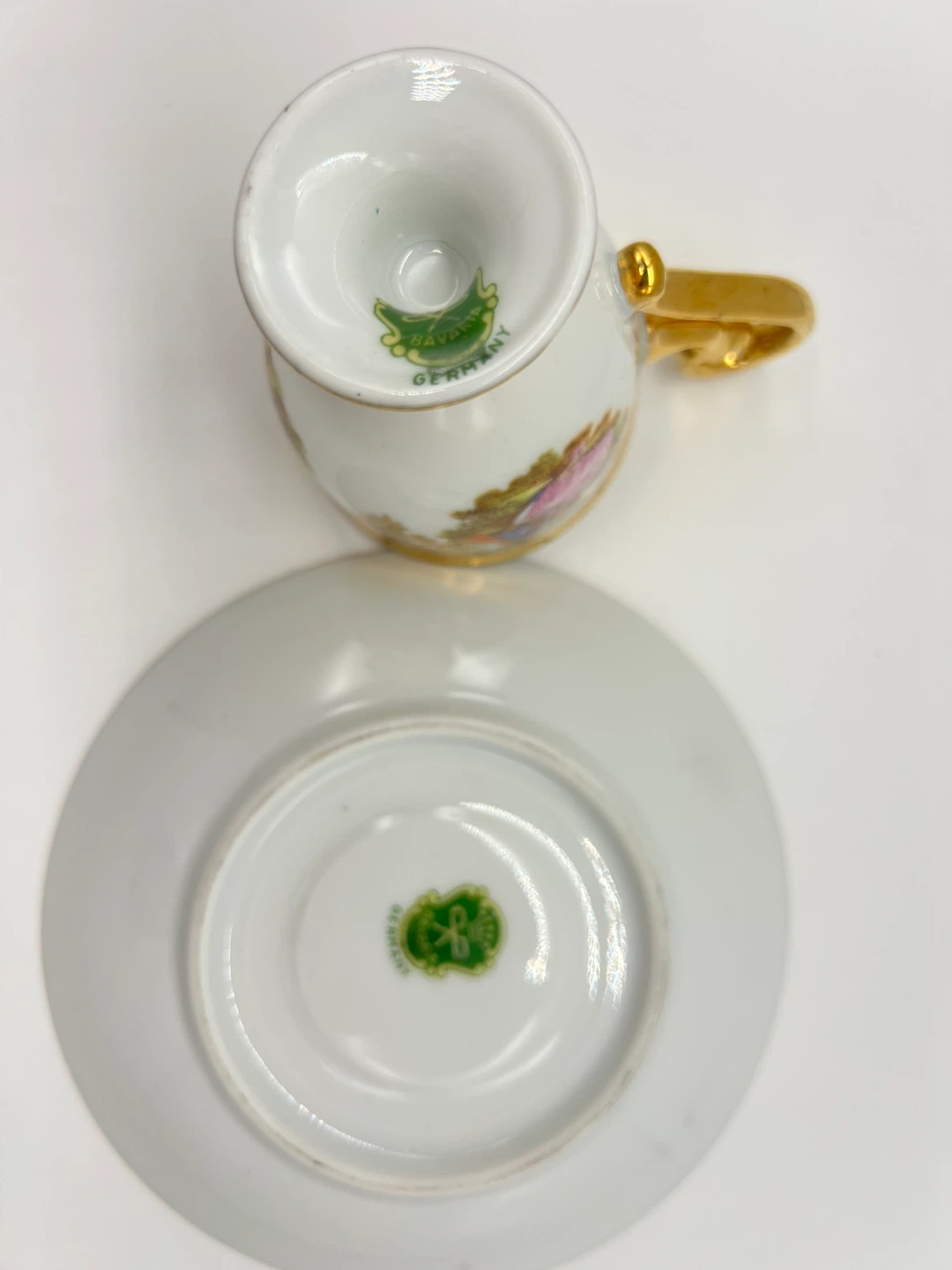 Vintage Porcelain Cup and Saucer Set Germany - photo 4