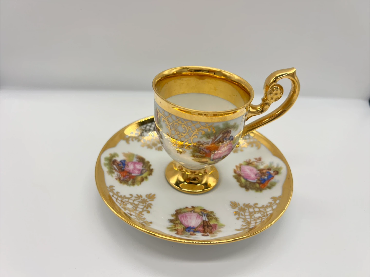 Vintage Porcelain Cup and Saucer Set Germany
