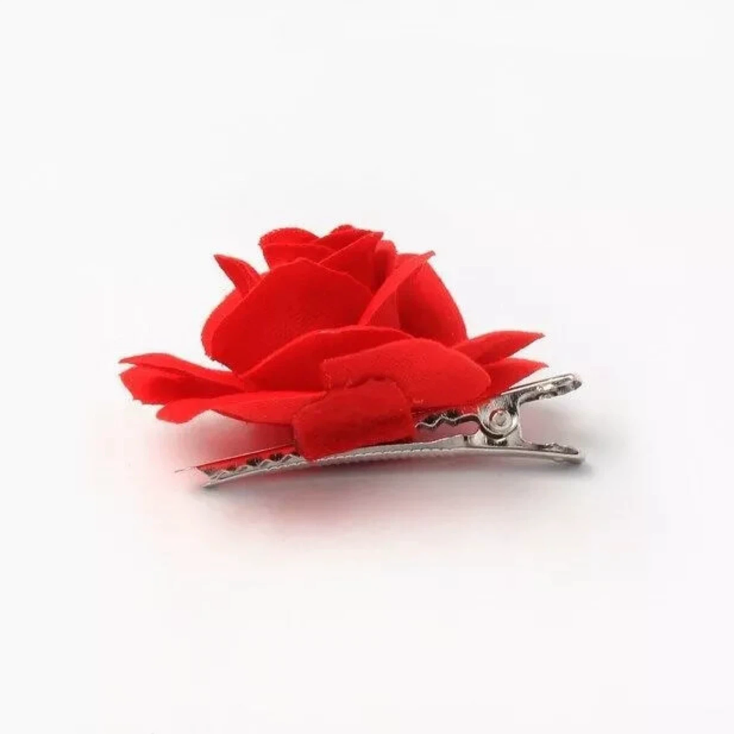 Red Rose Hair Clip