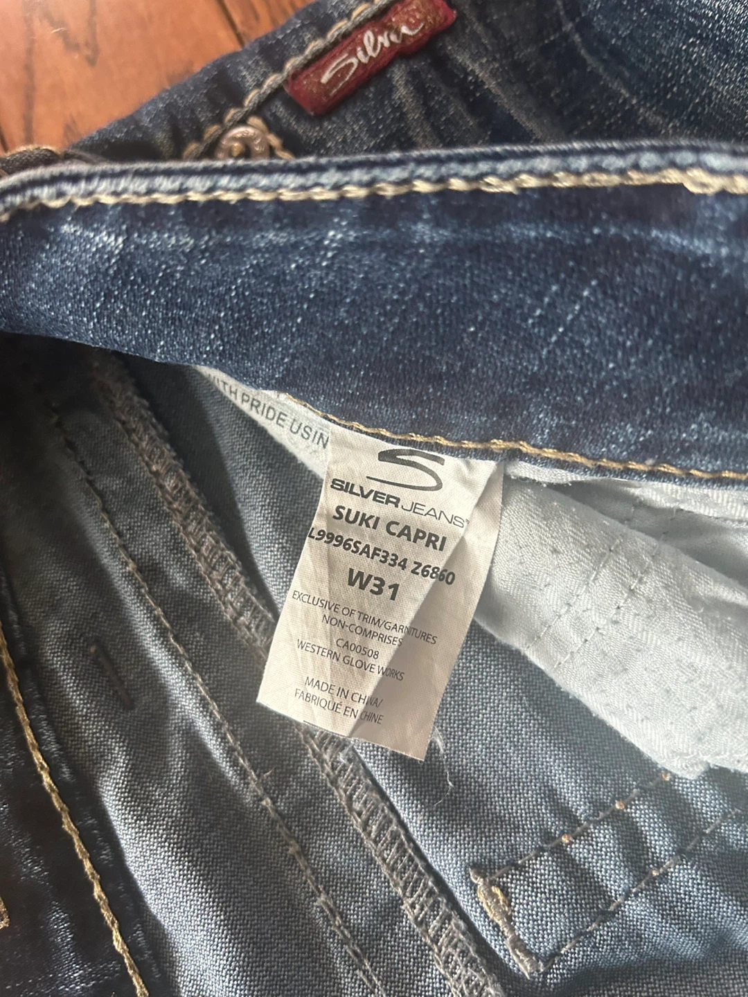 Silver Jeans Co. Suki Capri Jeans W31 - photo 4