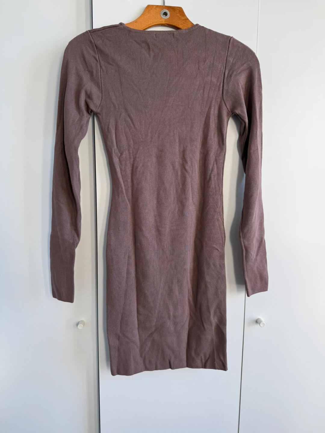 Dynamite Long Sleeve Button Detail Dress - photo 3