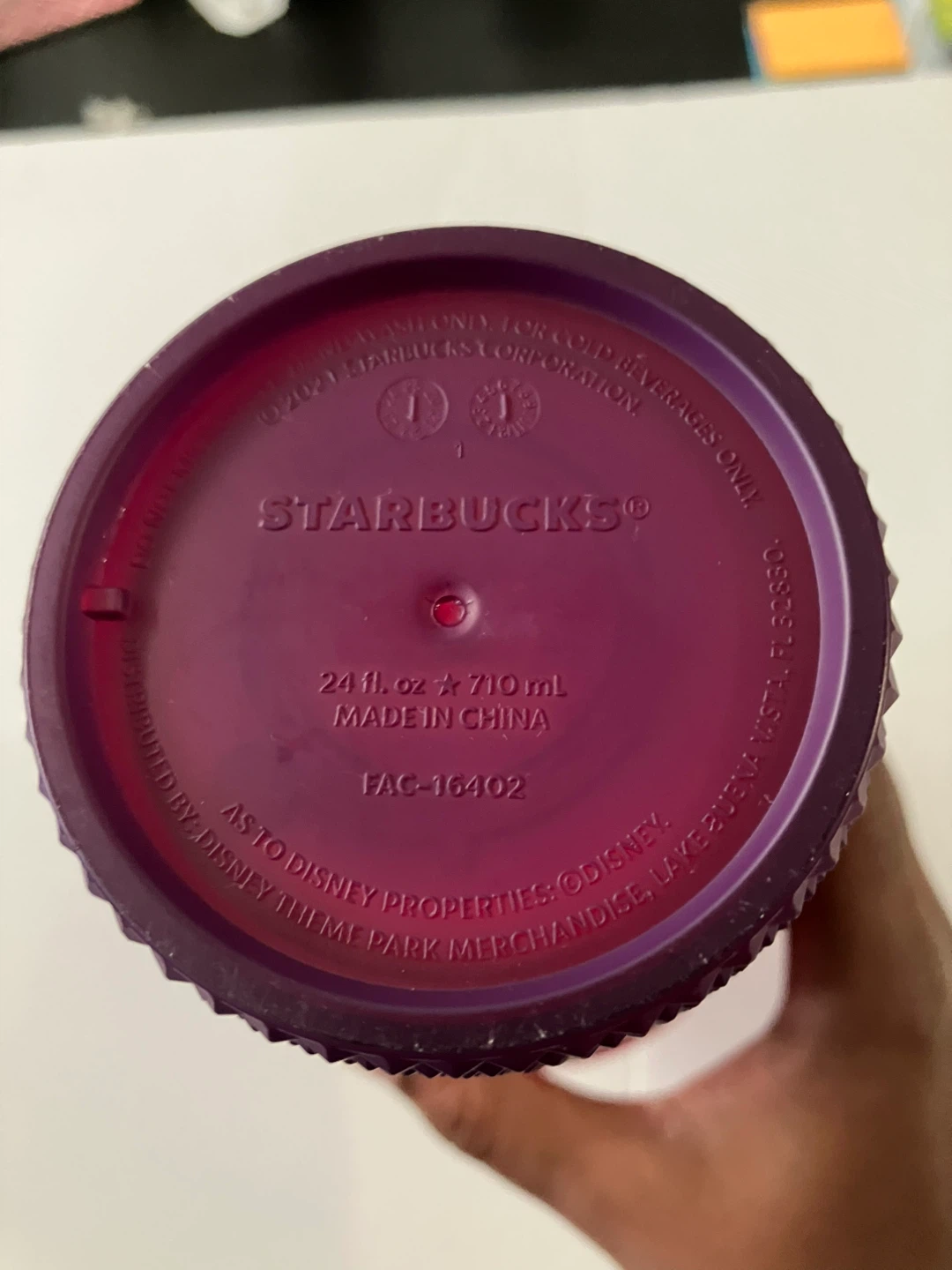 Starbucks 2023 Disney Parks Walt Castle Ombré Red Purple Tumbler - photo 4