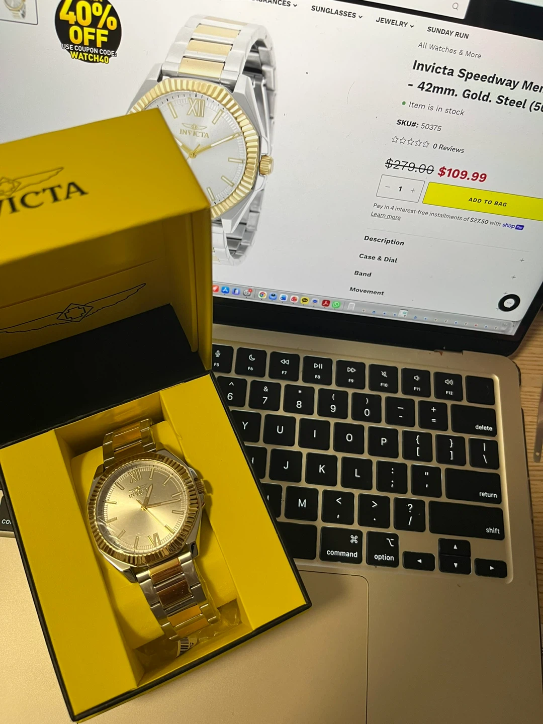 Invicta Speedway Men’s Watch - 42mm (50375) - photo 2
