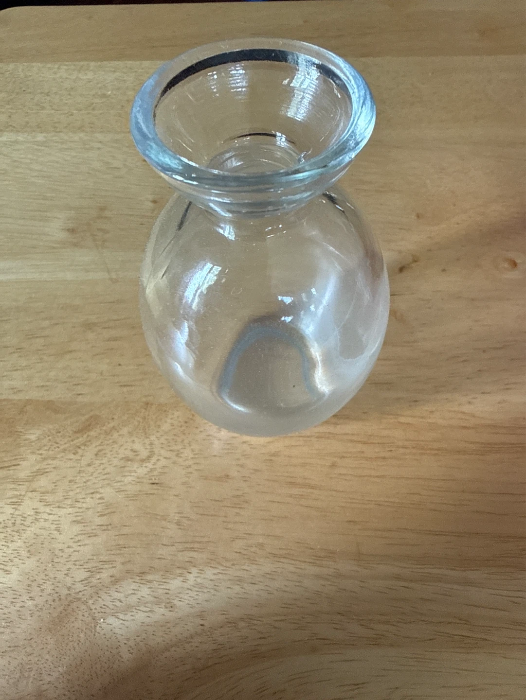 Clear Glass Vase