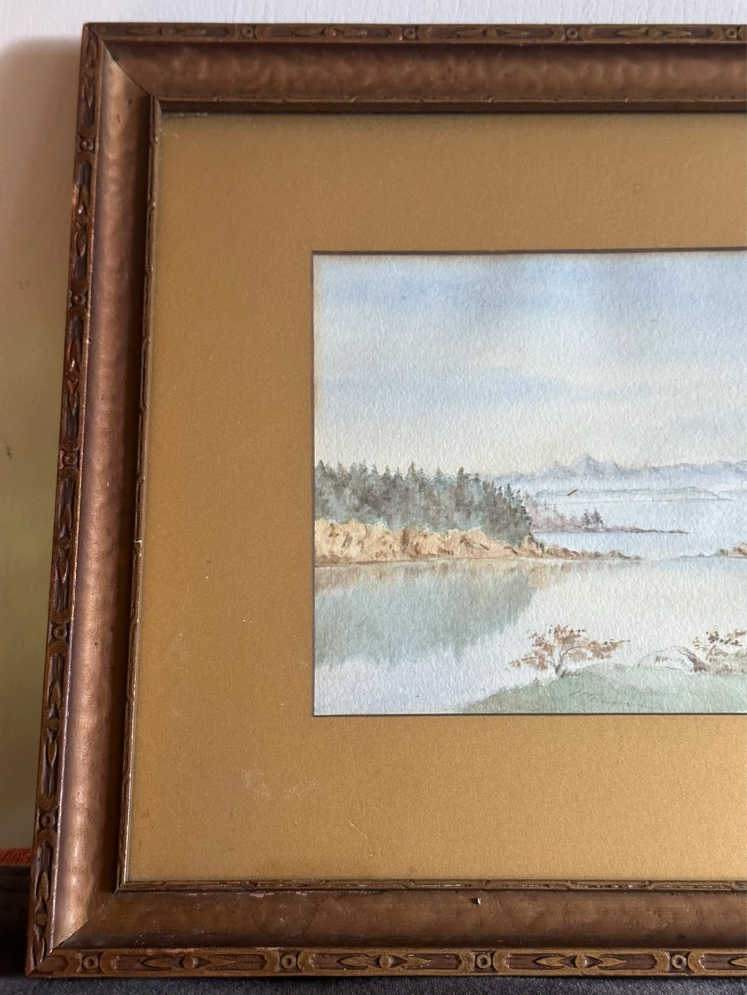 Antique Landscape Watercolour Painting Signed M.Foster - photo 2