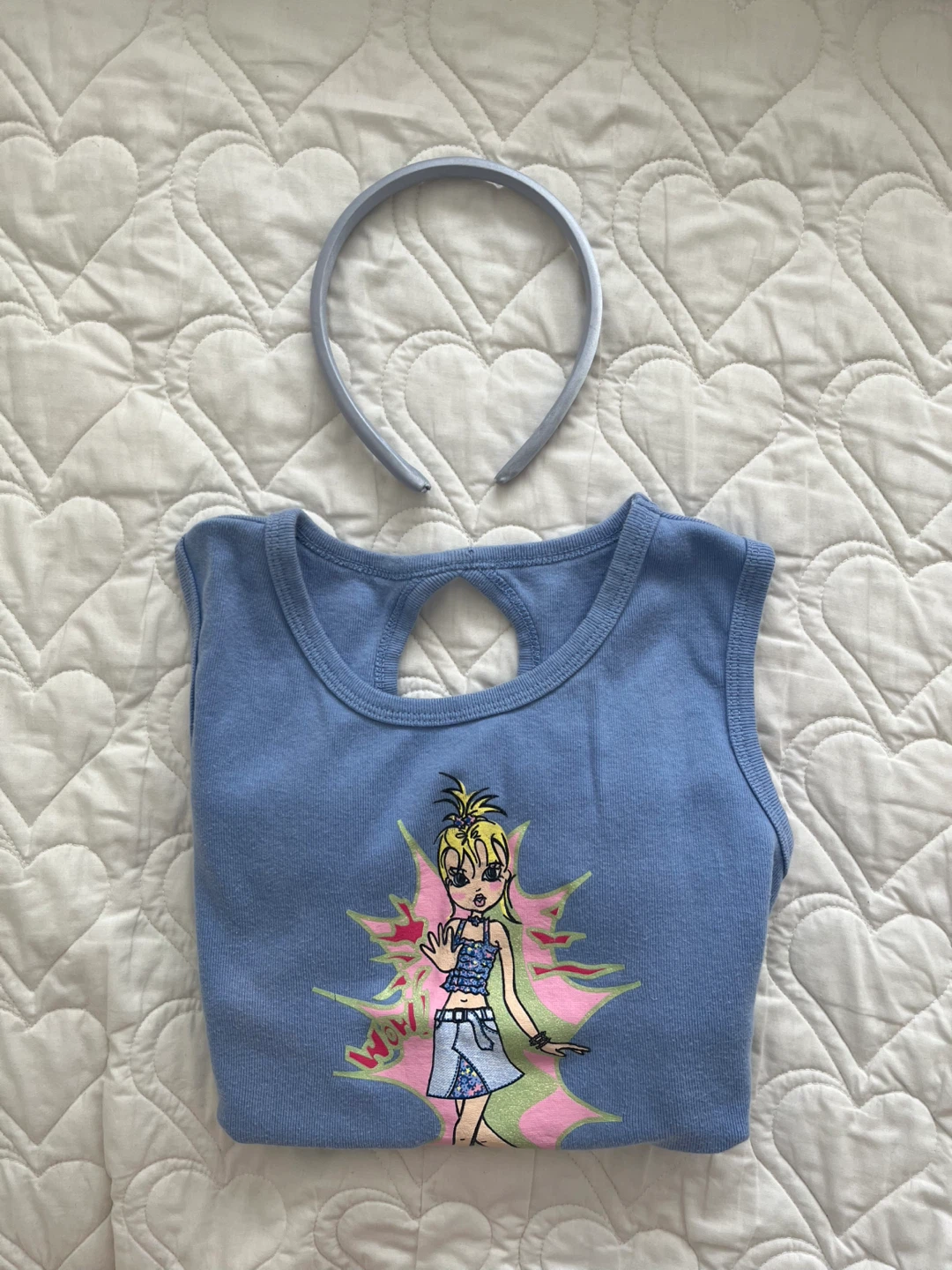 Authentic Y2K La Senza Girl Tank Top+FREE Headband - photo 2