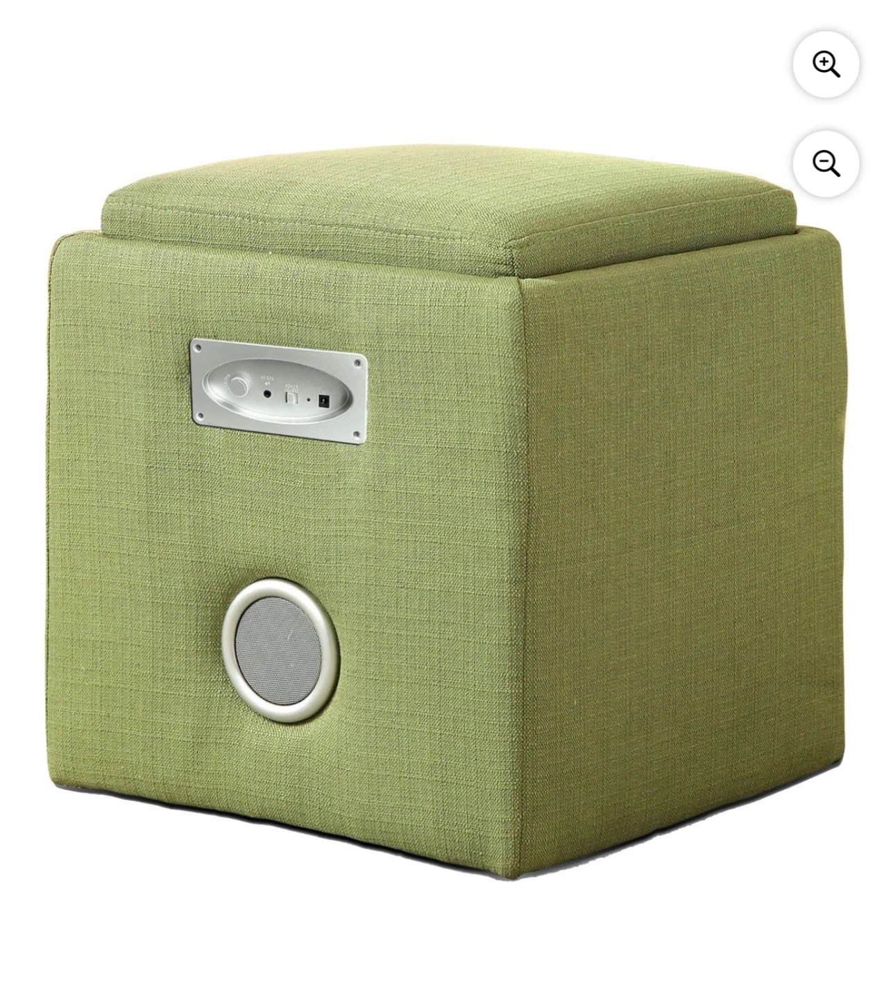 Green Storage Ottoman with Bluetooth Speaker - photo 3