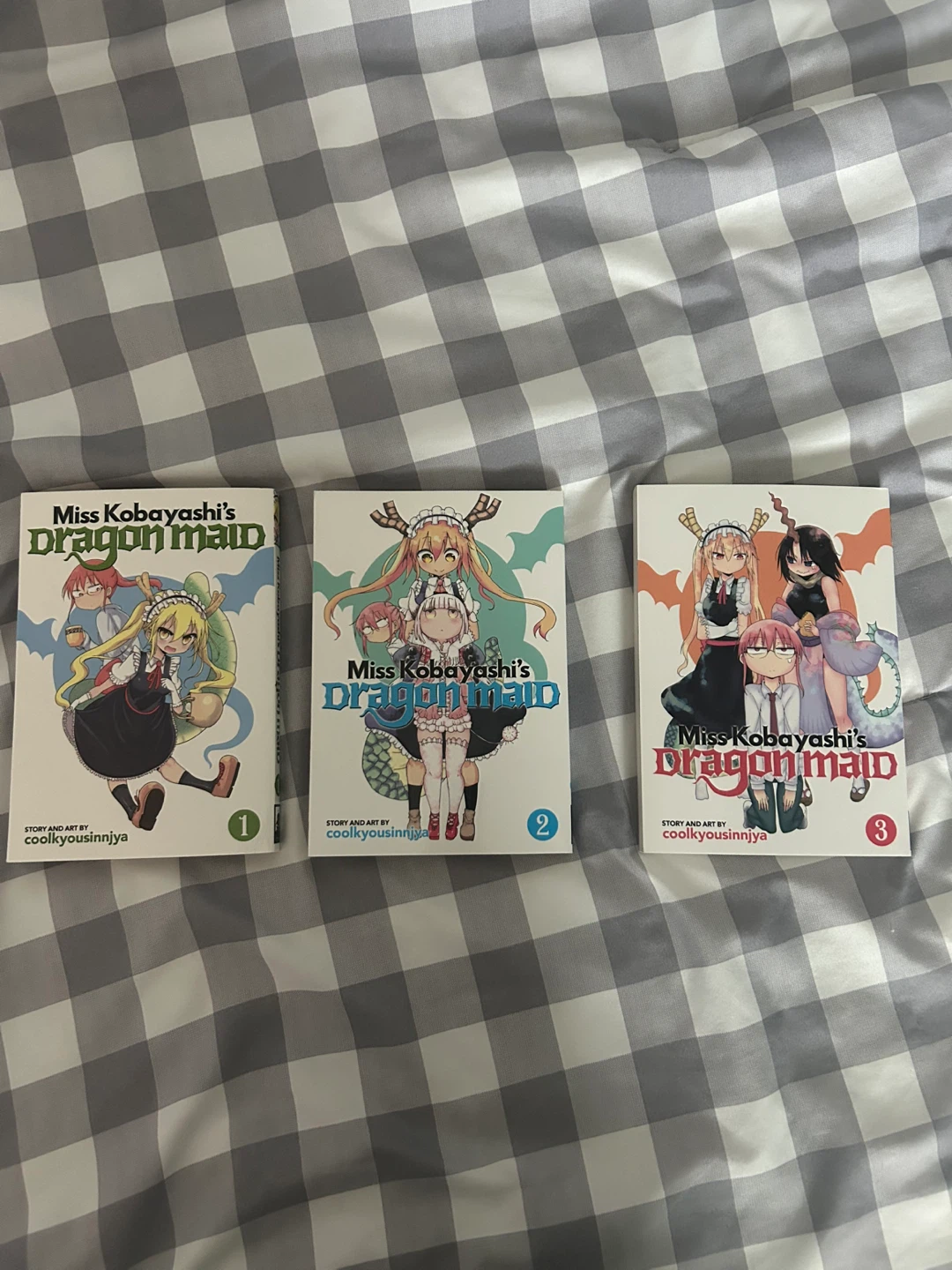 Miss Kobayashi's Dragon Maid Manga Volumes 1-3