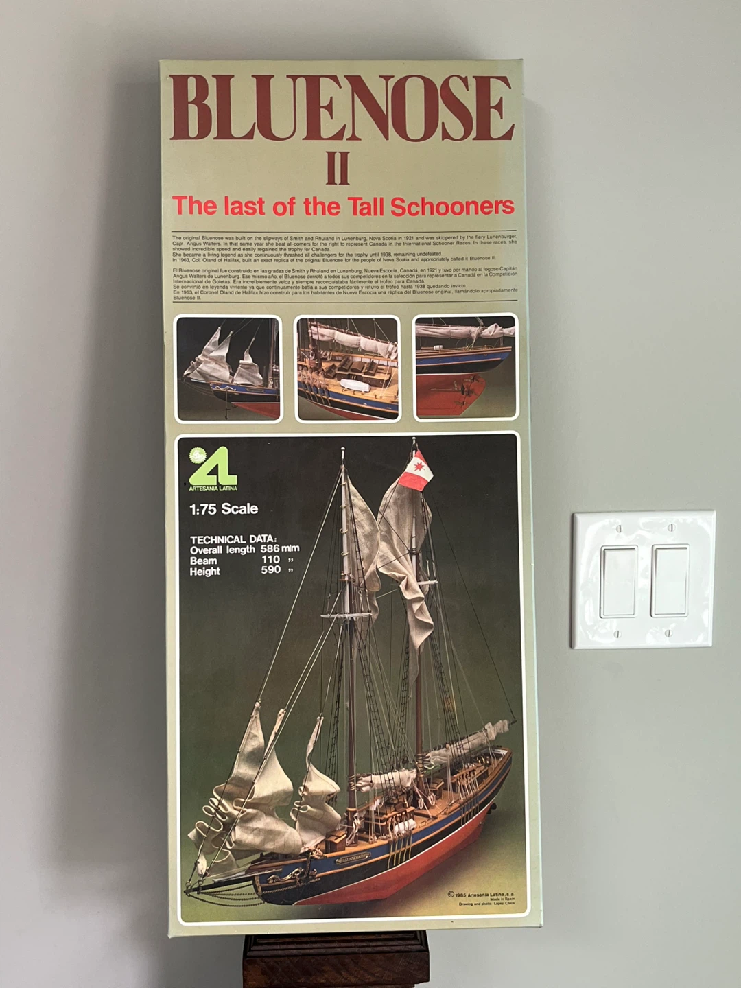 Bluenose II Model Ship Kit - Artesania Latina 1:75 Scale - photo 2