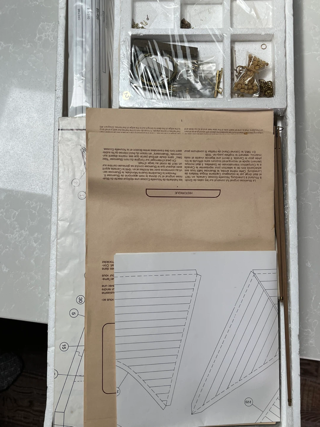 Bluenose II Model Ship Kit - Artesania Latina 1:75 Scale - photo 3