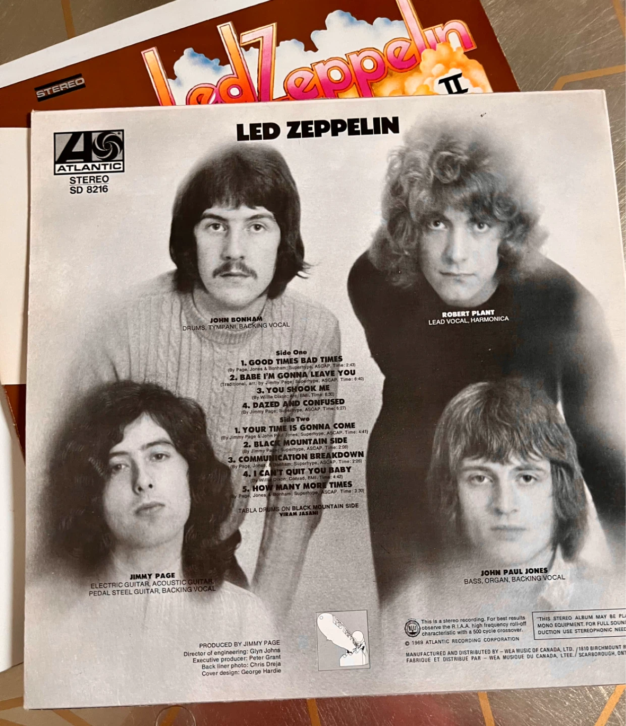 Led Zeppelin II Vinyl Records & Cassette Bundle - photo 2