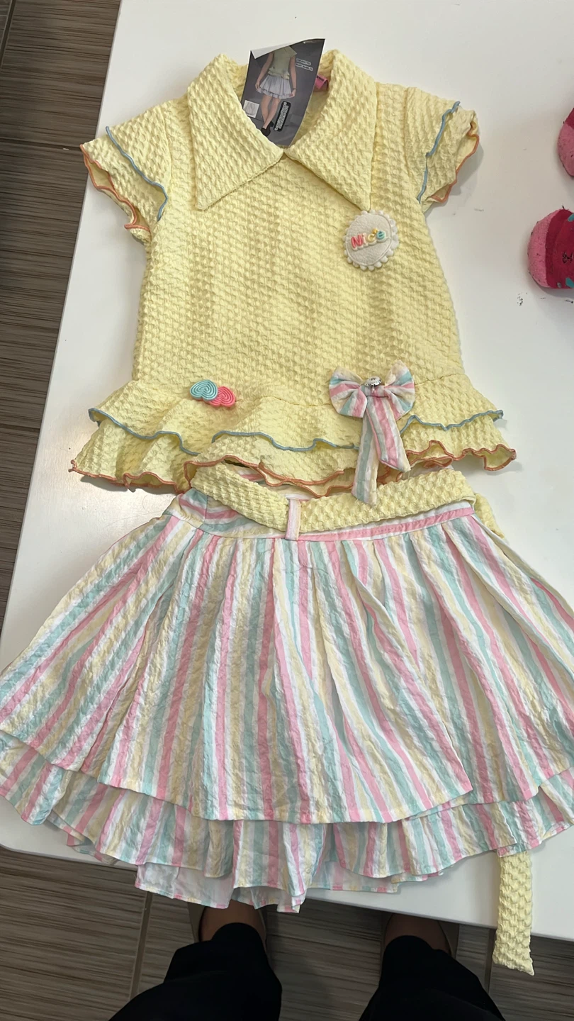 Kids Clothing Set - Dress and Skirt