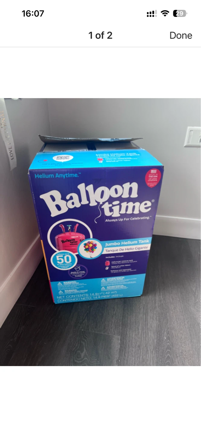 Balloon Time Jumbo Helium Tank