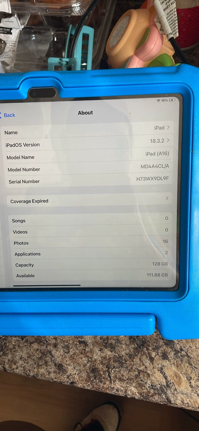 Apple iPad (A16) 128GB - Blue Kid-Proof Case - photo 2
