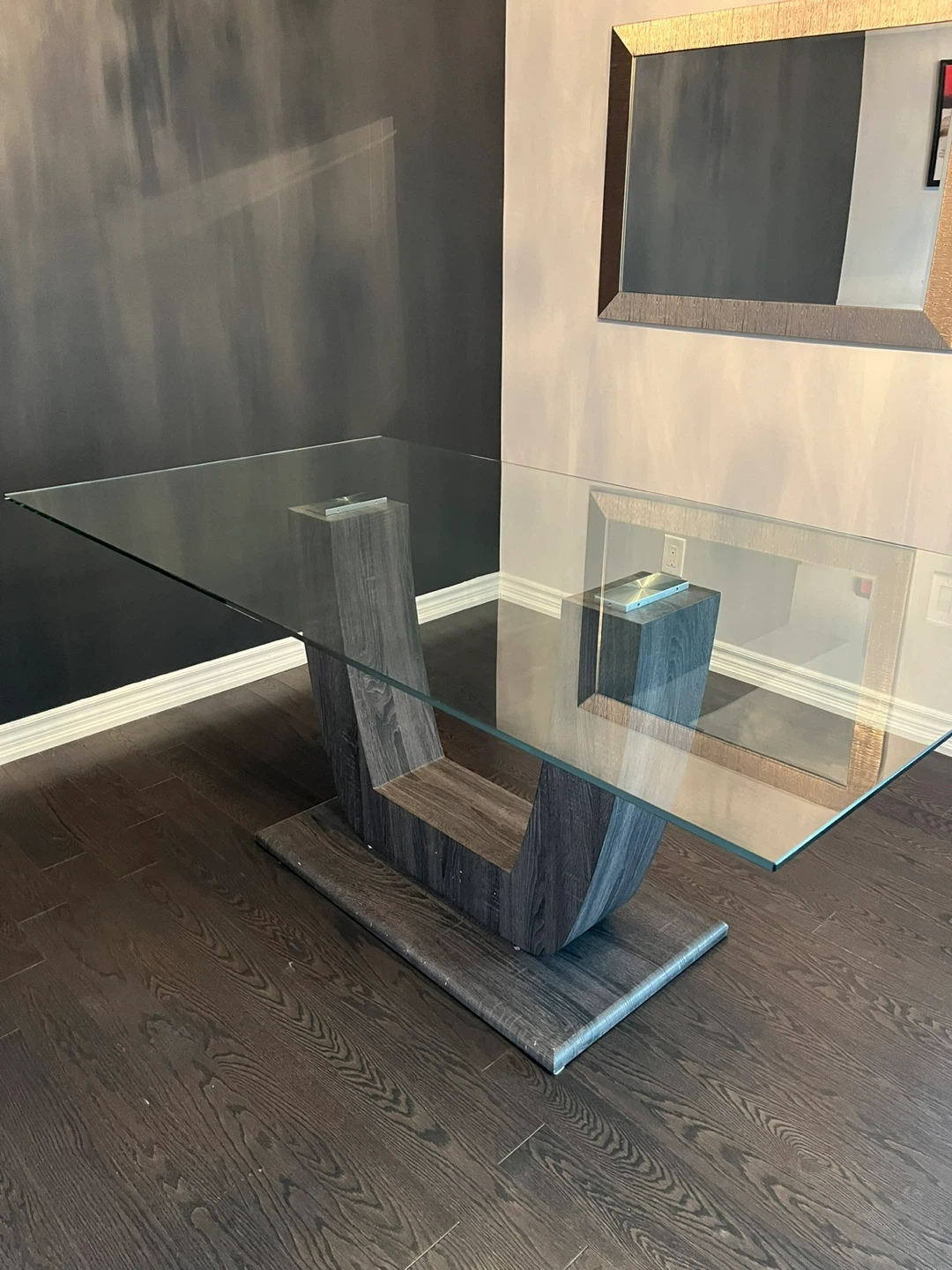 Glass Dining Table with 8 Chairs - photo 4