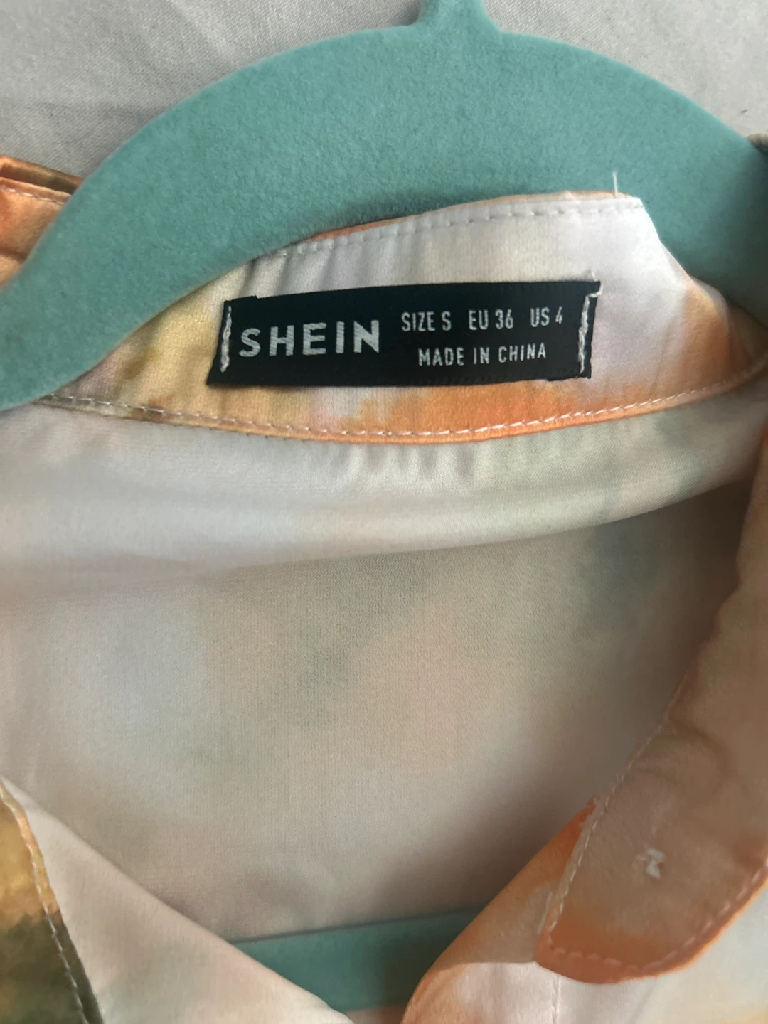 SHEIN Tie-Dye Button-Up Shirt - photo 3