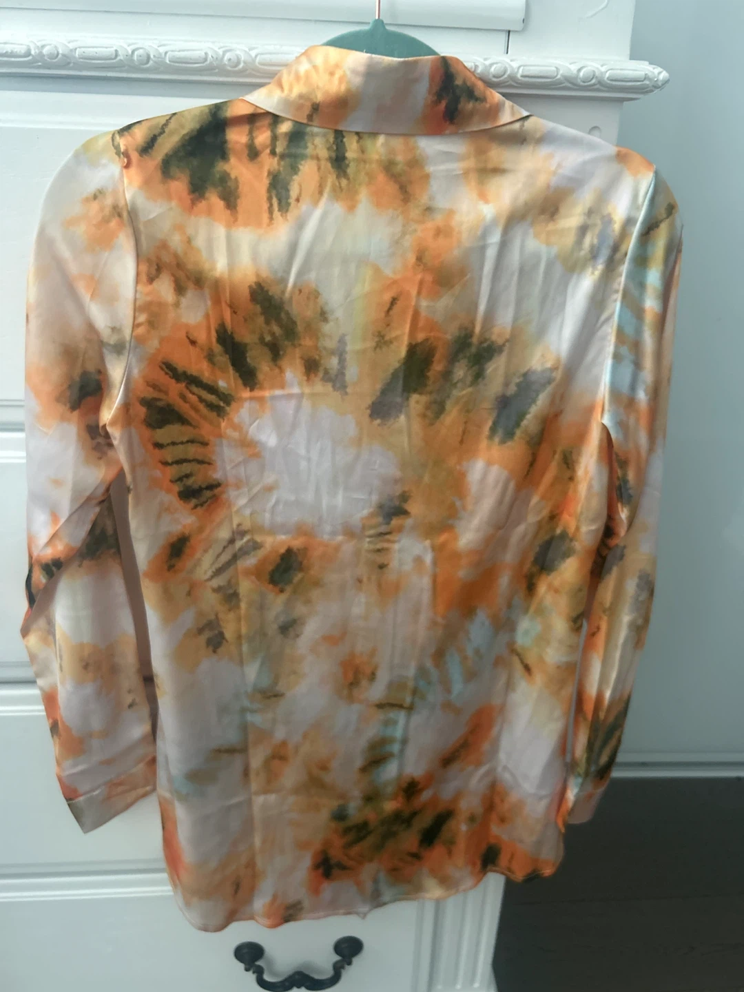 SHEIN Tie-Dye Button-Up Shirt - photo 2