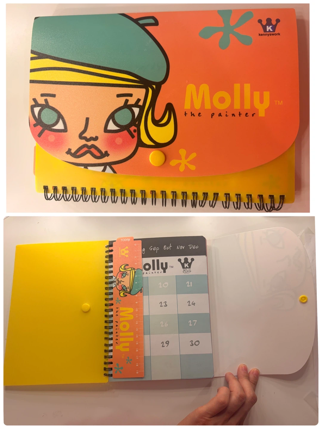 Molly the Painter Spiral Notebook & Calendar